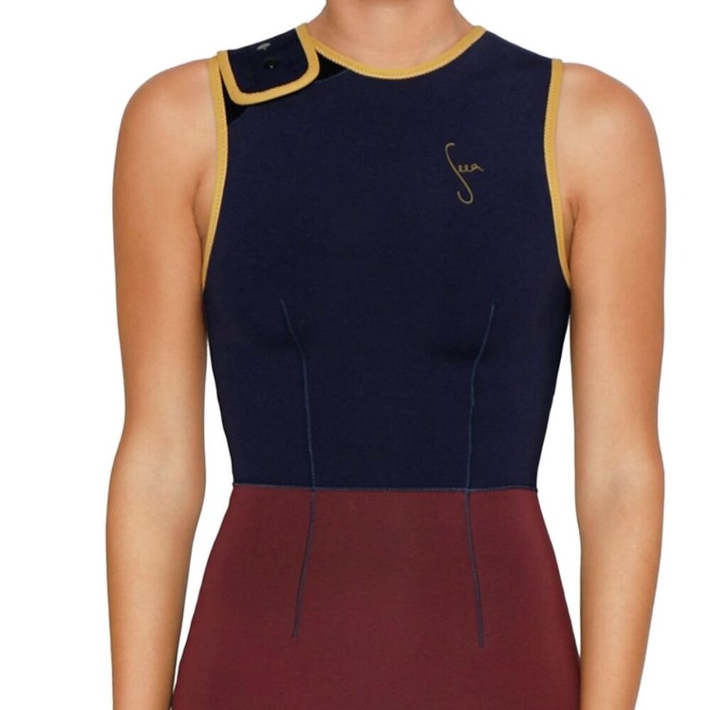 Seea Cardiff 2mm Yulex One-Piece Rashguard wetsuit - Women's - Size L - Picture 5 of 5